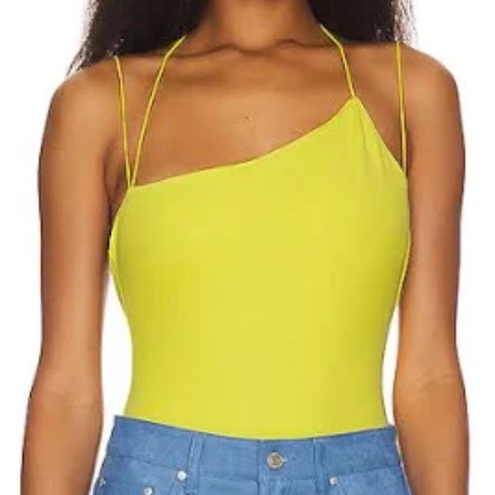 New Not Yours To Keep Rosalie Bodysuit Citron Yellow